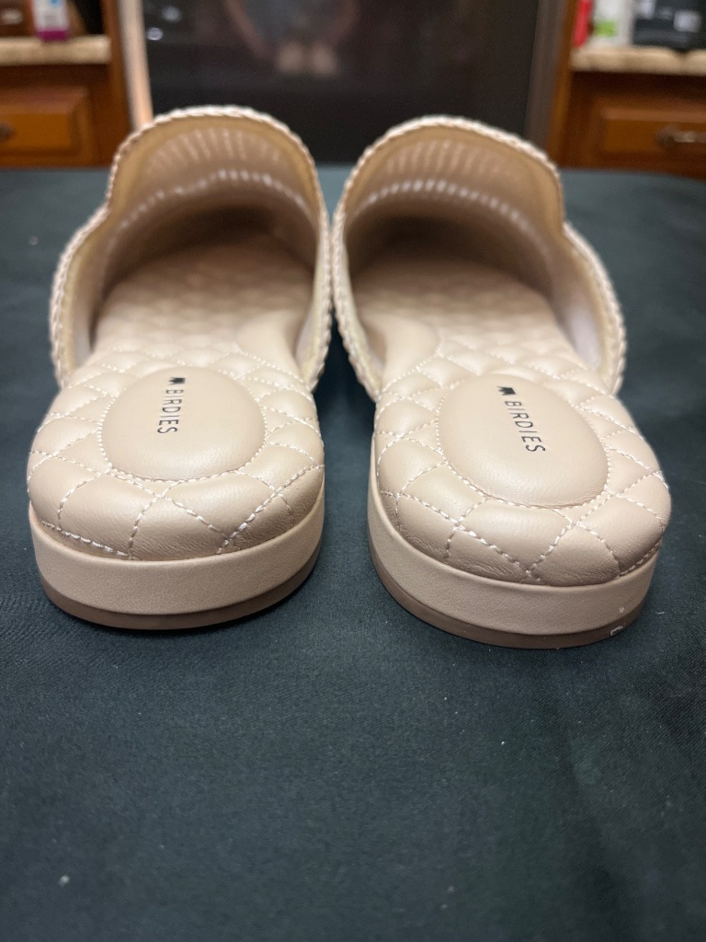 Brand New Birdies Brand Goldfinch Woven Slides. Sz. 9 - Picture 5 of 10